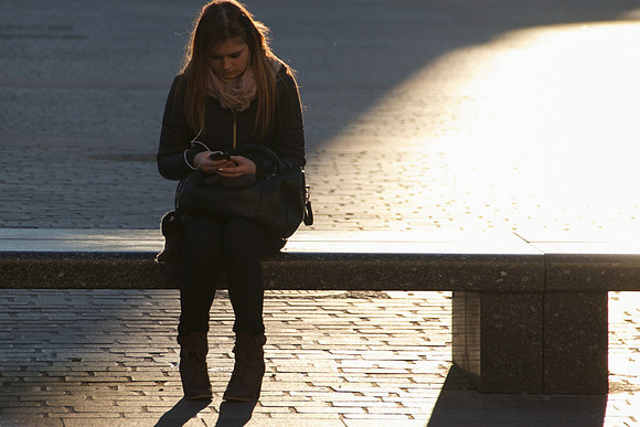 girl on a bench-2