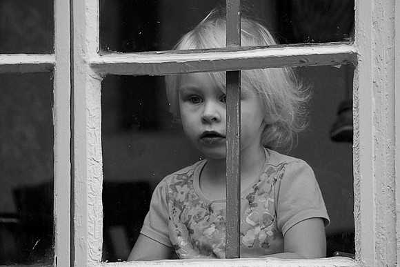 window girl